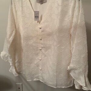 NWT White blouse